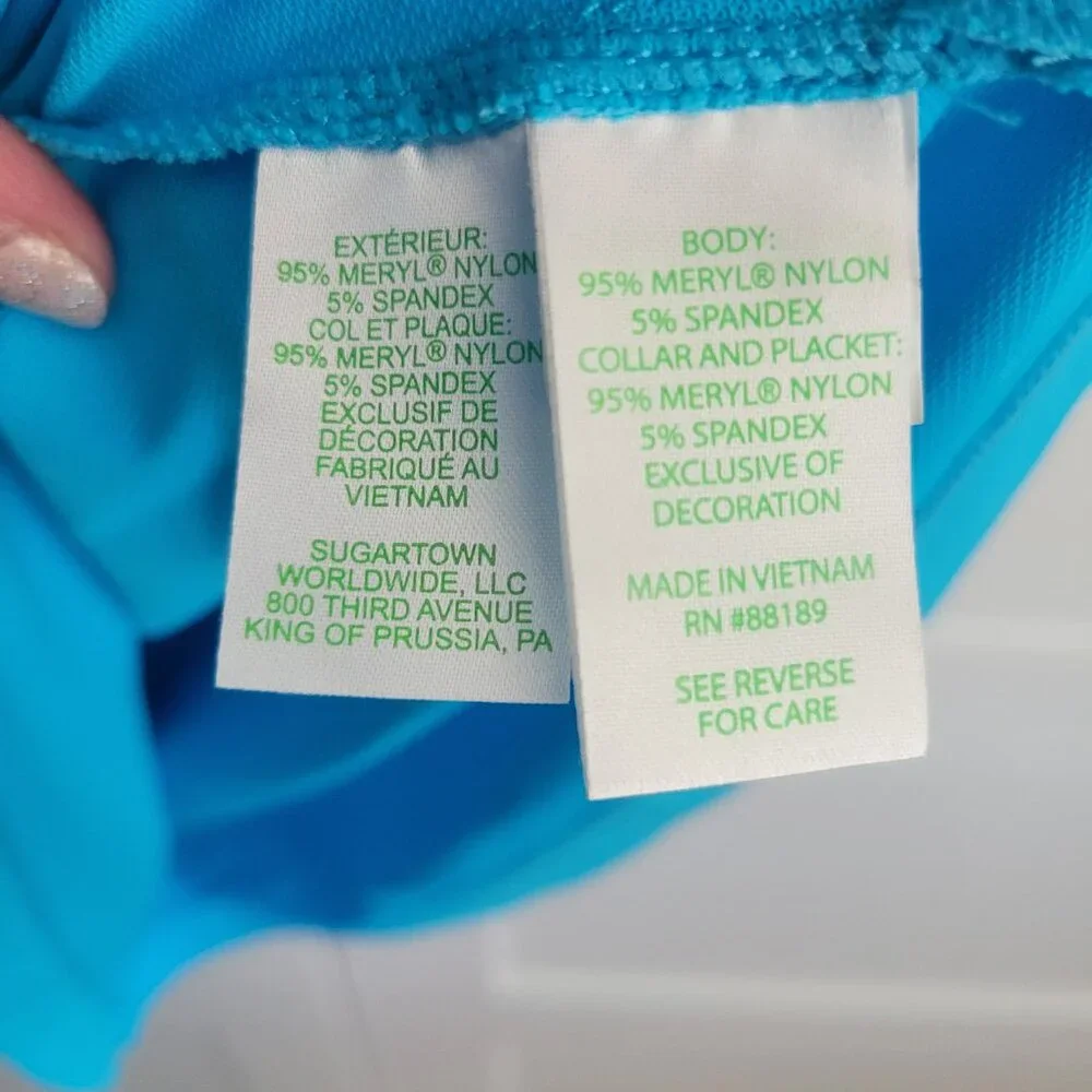 Lilly Pulitzer Luxletics Frida Puff Sleeve Polo - Picture 6 of 8